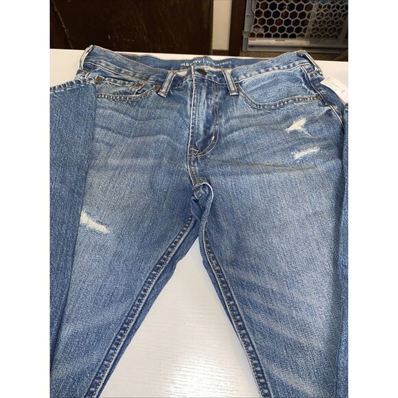 Old Navy Men's 360 Stretch 32x36 Slim Blue Jeans Medium Wash NWT - Picture 2 of 5
